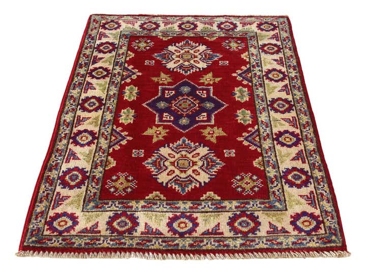 2' 1 x 3' 2 Hand Knotted Kazak Rug