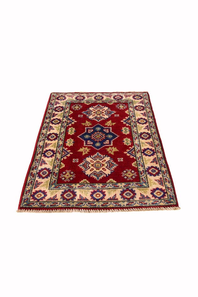 Detail image of 2' 1 x 3' 2 Hand Knotted Kazak Rug