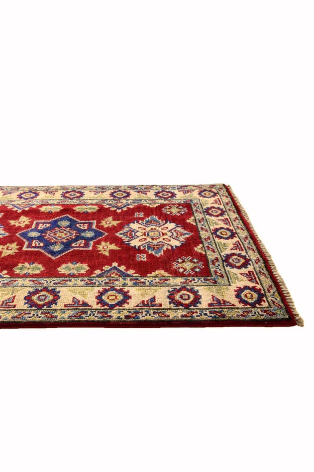 Detail image of 2' 1 x 3' 2 Hand Knotted Kazak Rug