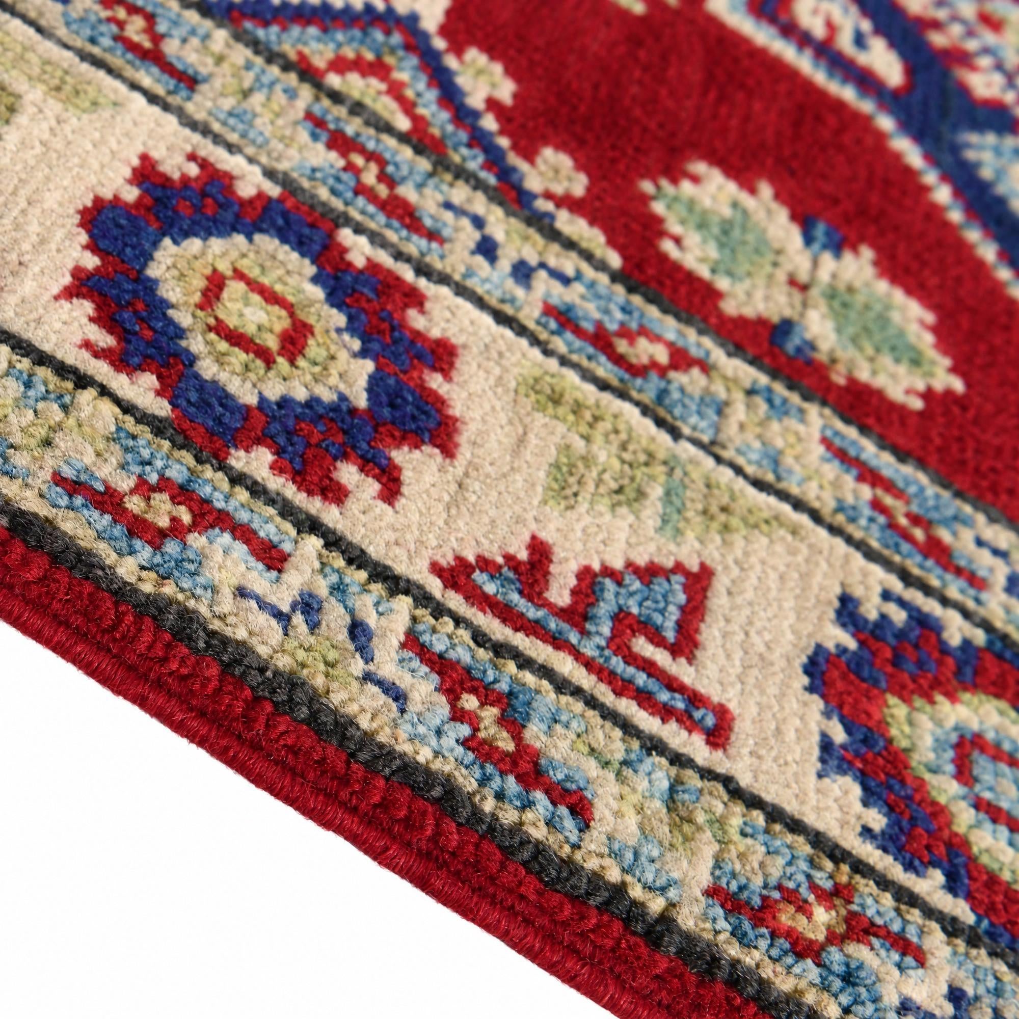 65cm x 95cm Hand Knotted Kazak Rug