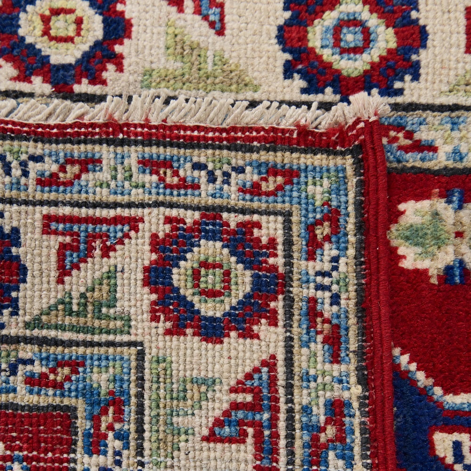 65cm x 95cm Hand Knotted Kazak Rug