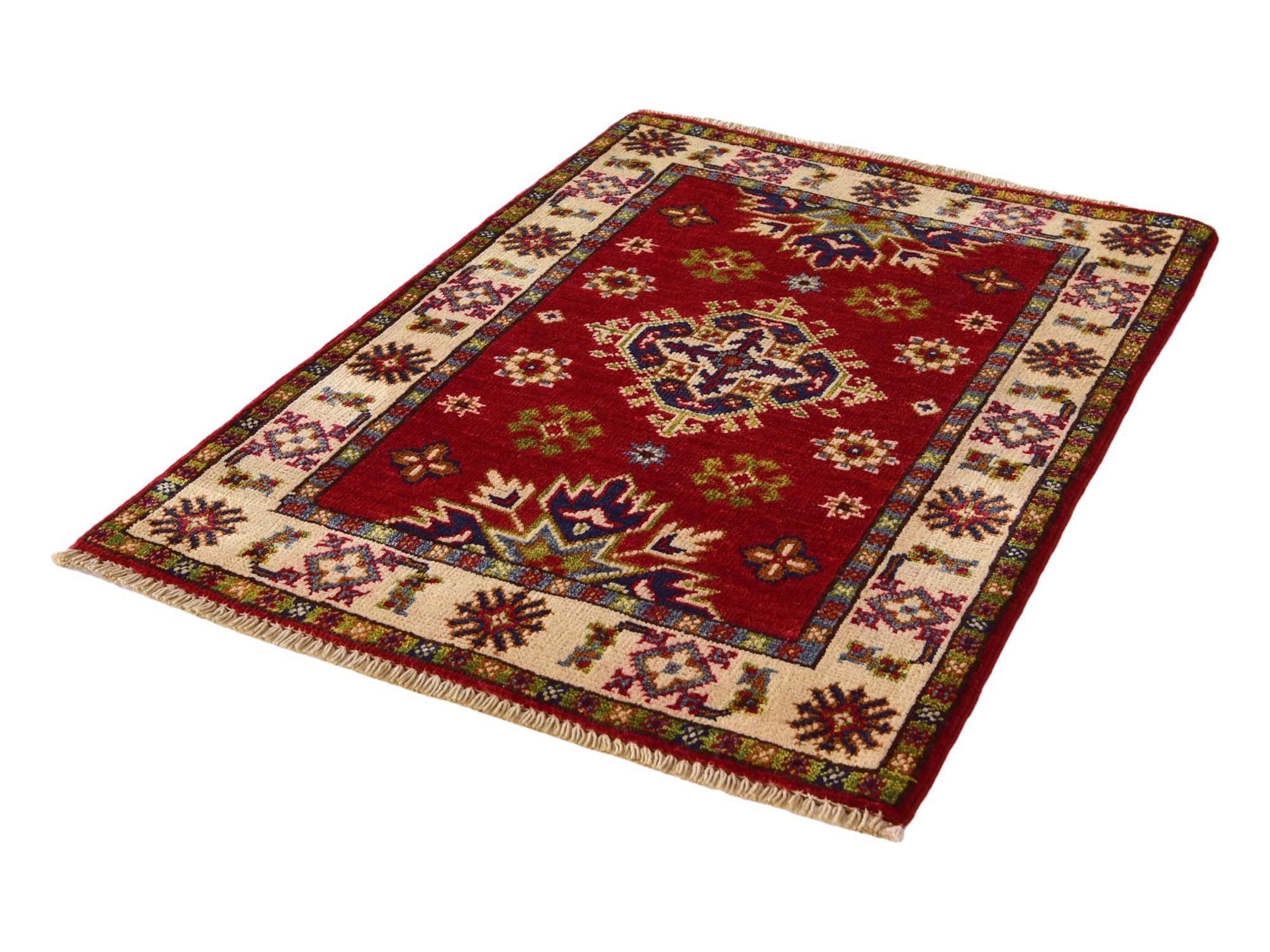 2' 1 x 2' 11 Hand Knotted Kazak Rug