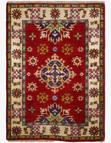 2' 1 x 2' 11 Hand Knotted Kazak Rug