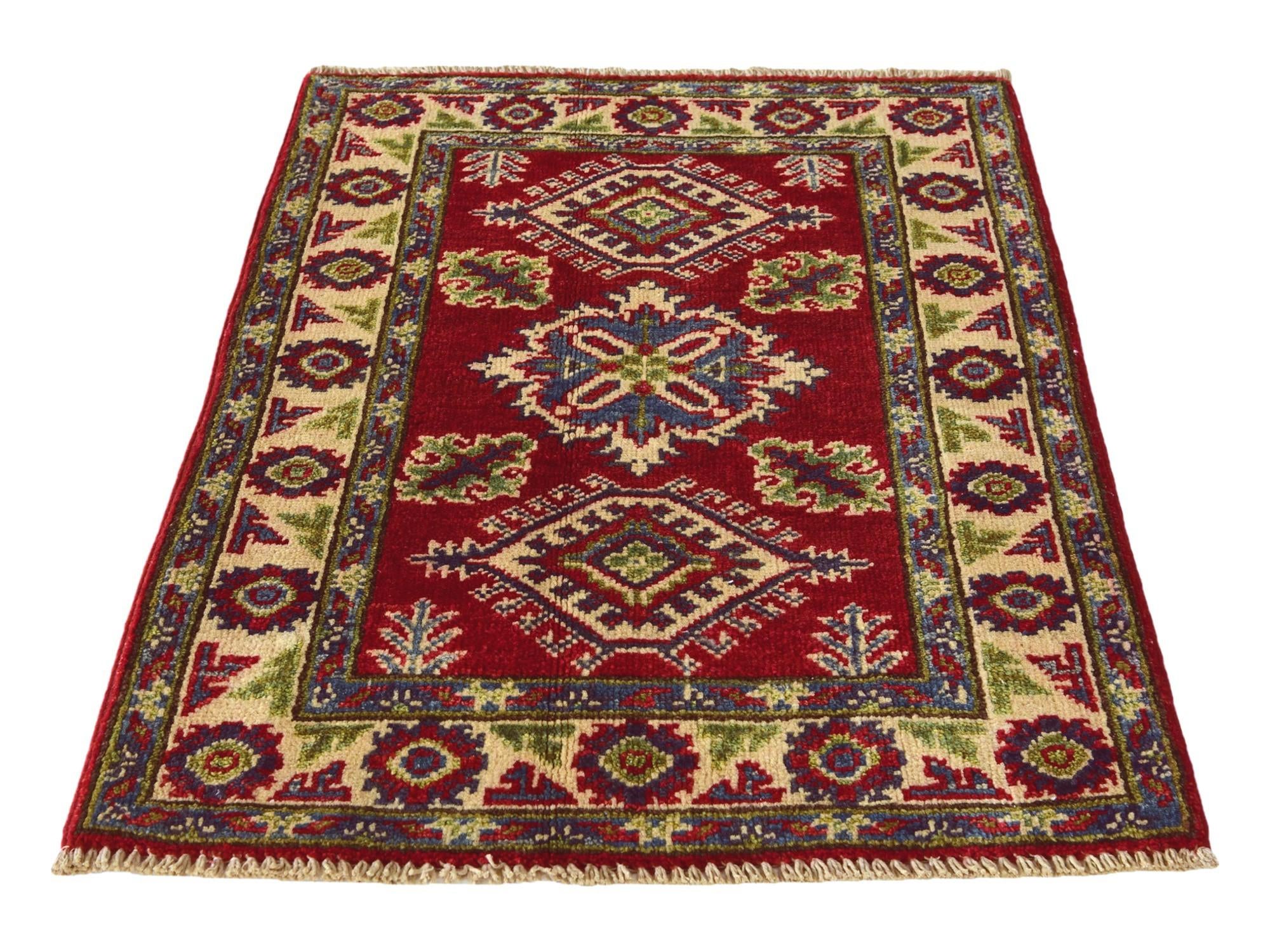 2' 2 x 3' 2 Hand Knotted Kazak Rug