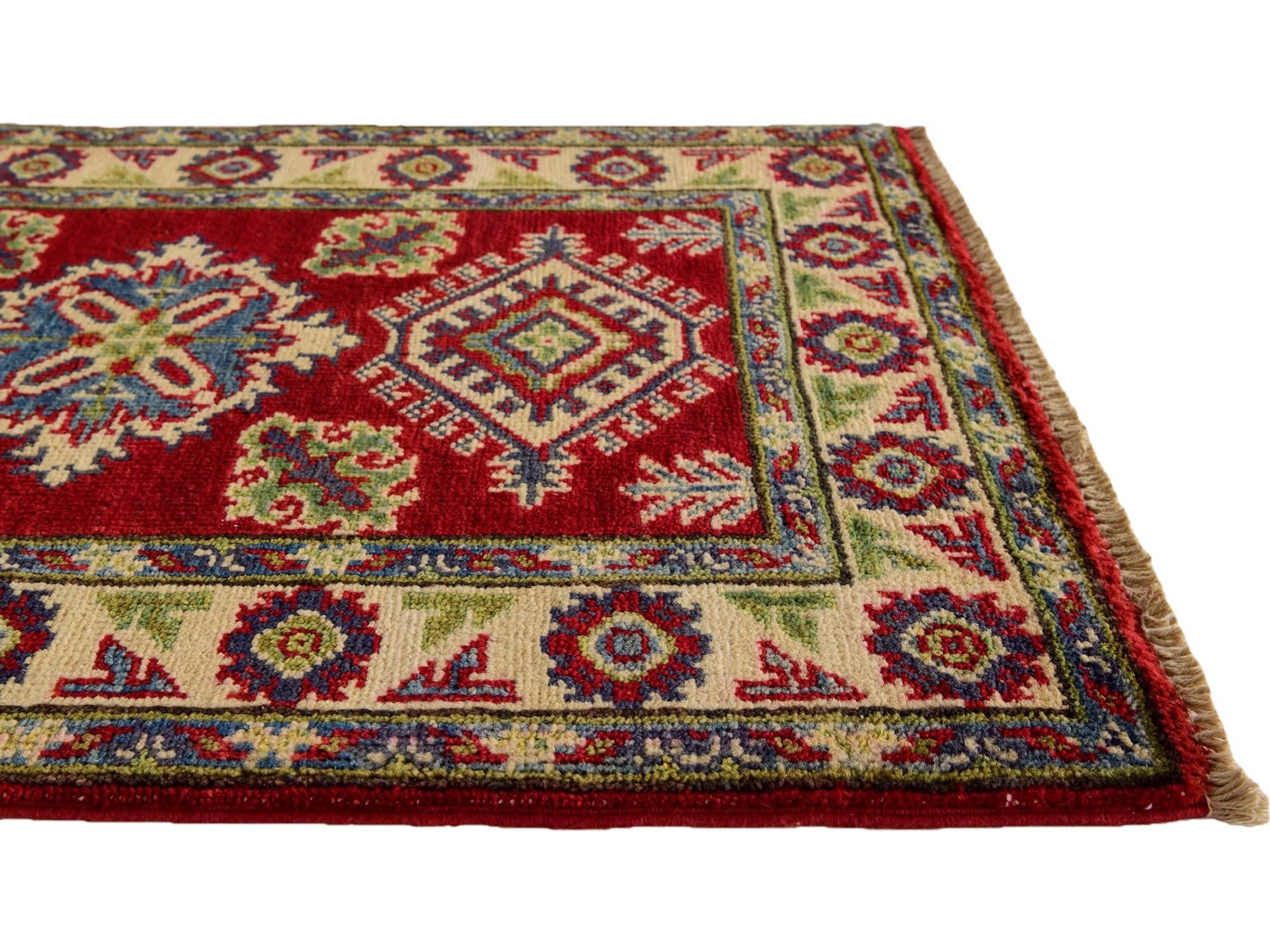 2' 2 x 3' 2 Hand Knotted Kazak Rug