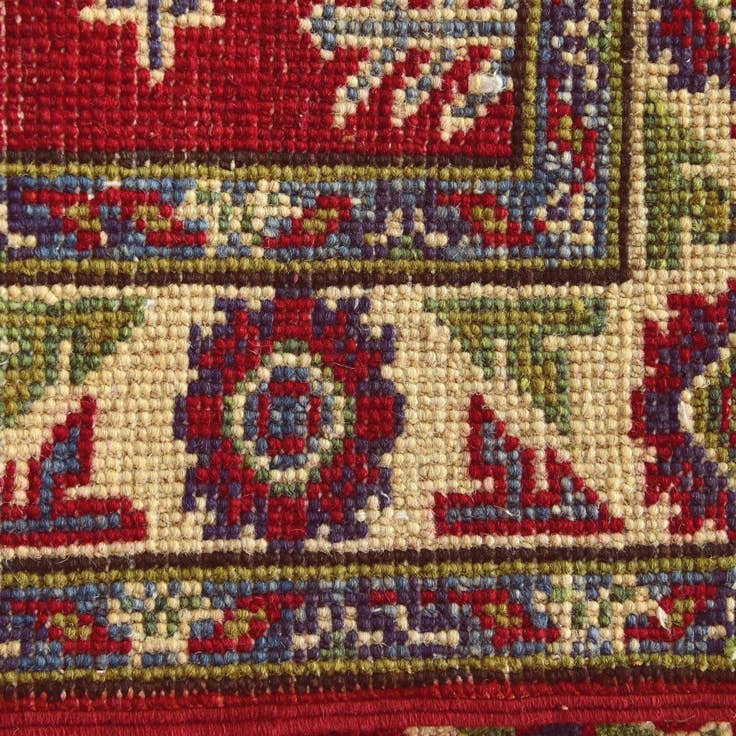 Detail image of 2' 2 x 3' 2 Hand Knotted Kazak Rug