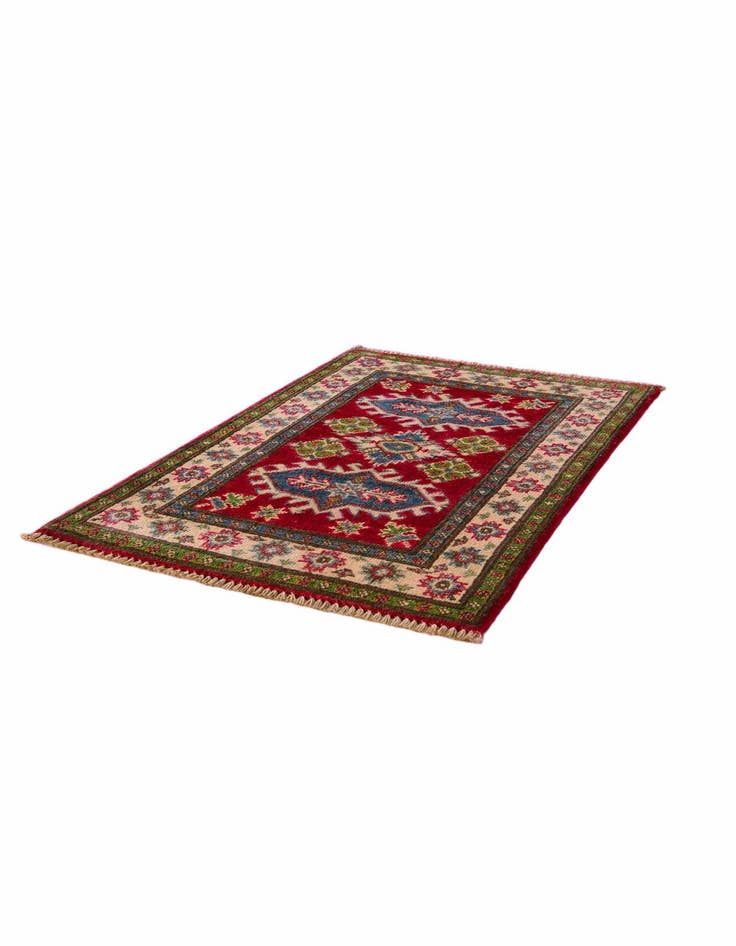 Detail image of 2' x 3' 1 Hand Knotted Kazak Rug