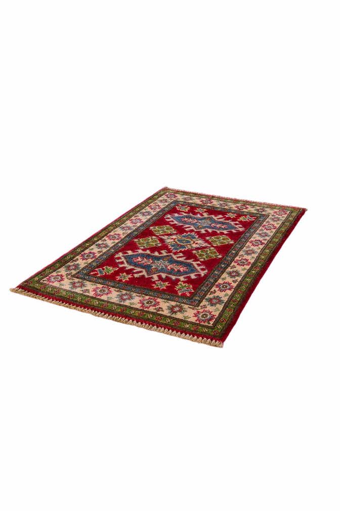 2' x 3' 1 Hand Knotted Kazak Rug