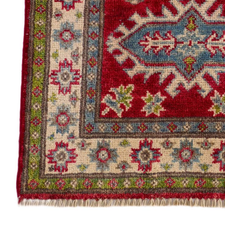 Detail image of 2' x 3' 1 Hand Knotted Kazak Rug