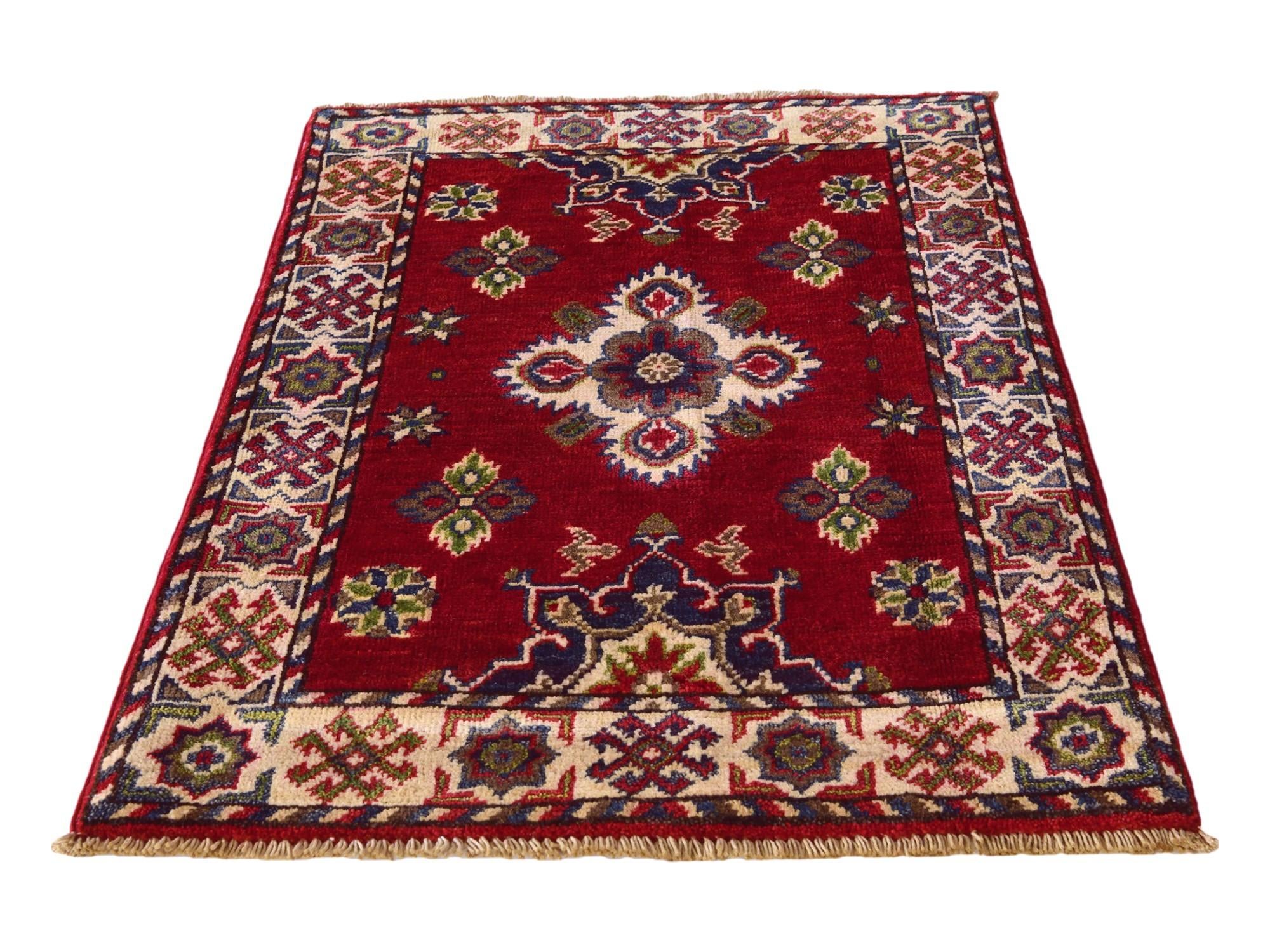 2' 2 x 3' 2 Hand Knotted Kazak Rug