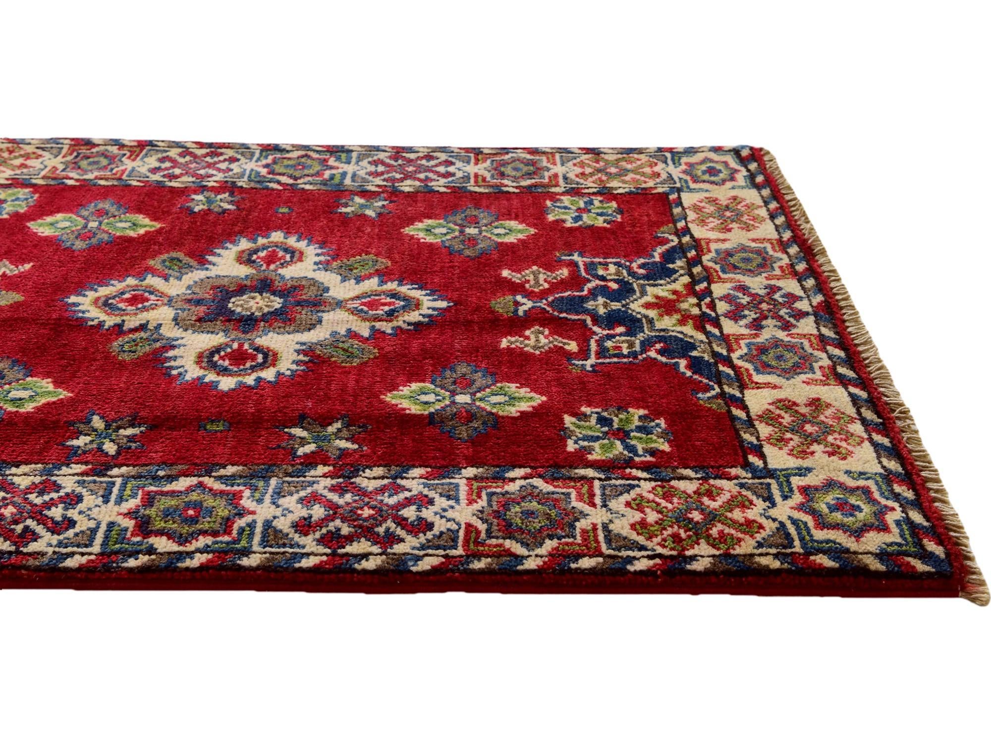 2' 2 x 3' 2 Hand Knotted Kazak Rug