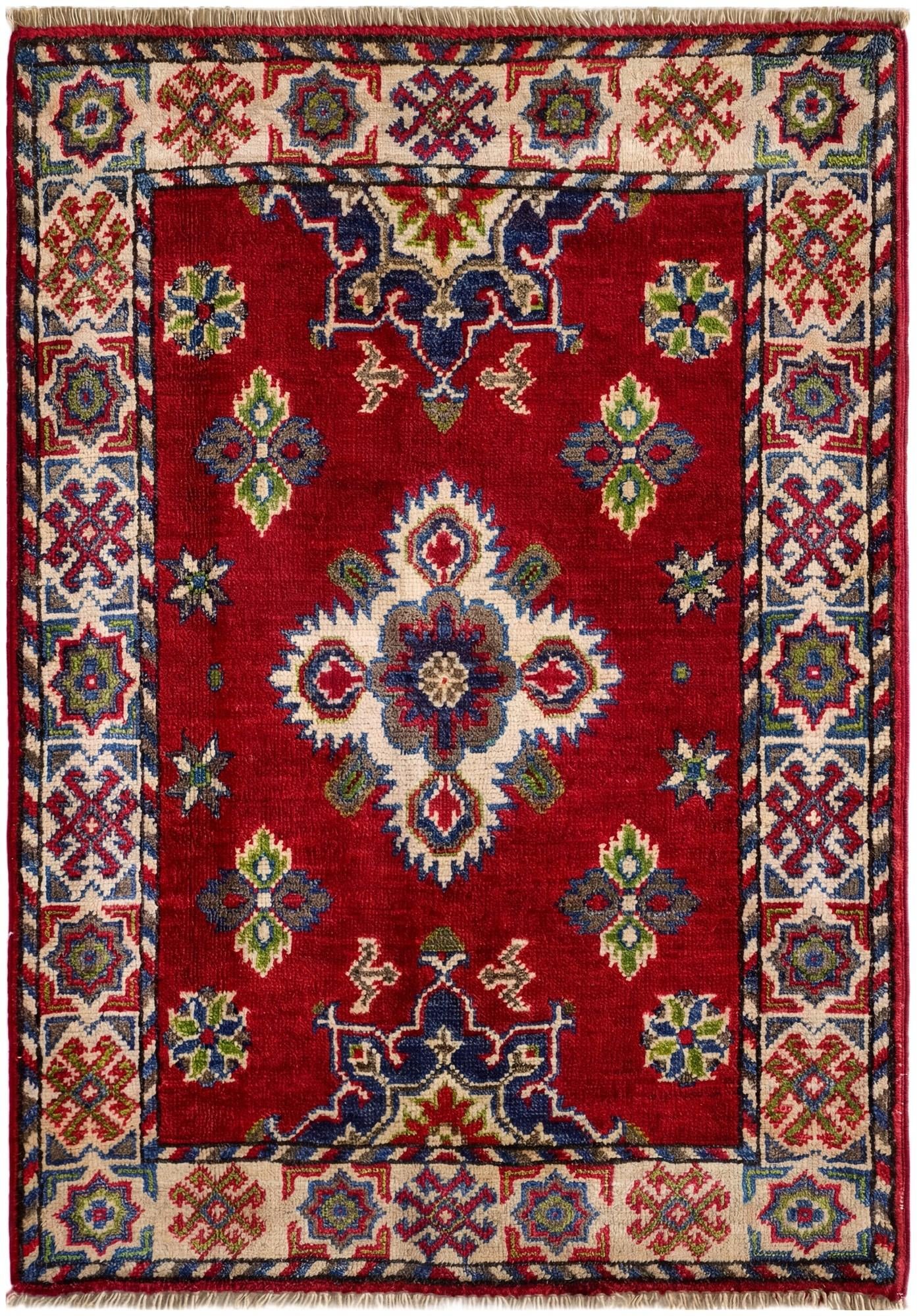 2' 2 x 3' 2 Hand Knotted Kazak Rug