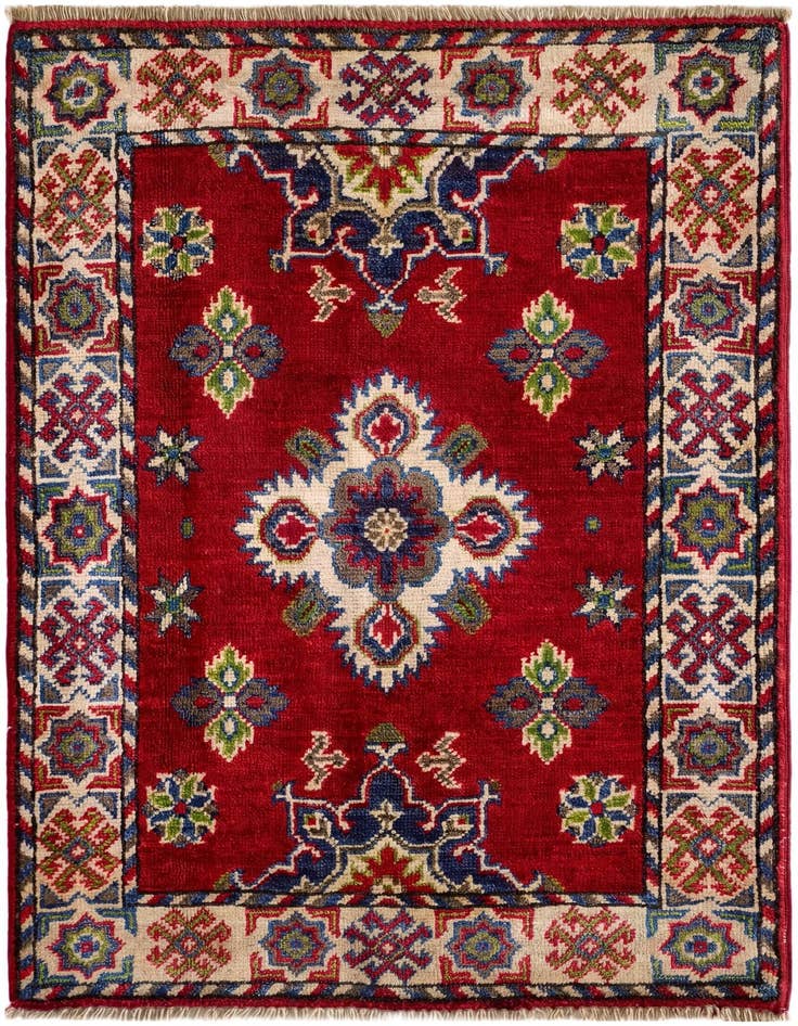Detail image of 2' 2 x 3' 2 Hand Knotted Kazak Rug