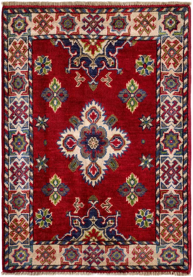 Detail image of 2' 2 x 3' 2 Hand Knotted Kazak Rug