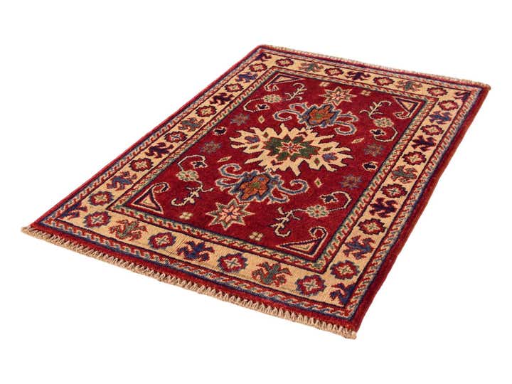 2' x 3' Hand Knotted Kazak Rug