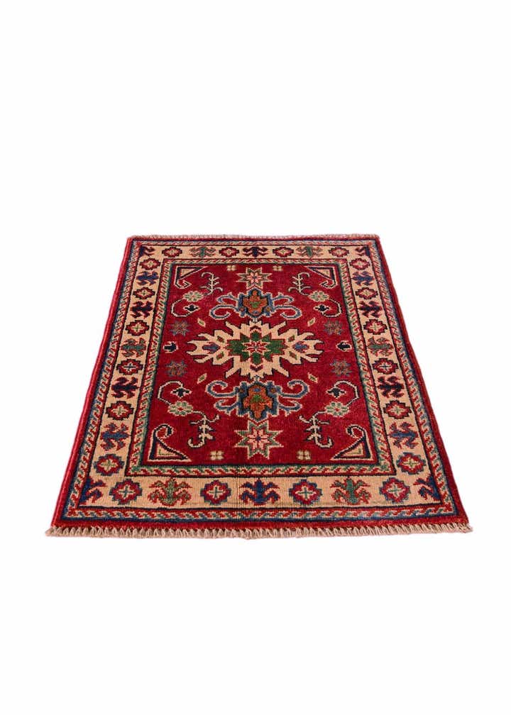 2' x 3' Hand Knotted Kazak Rug