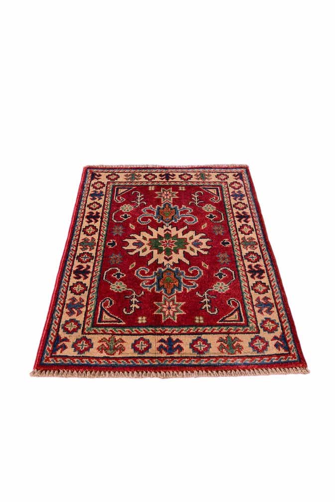 2' x 3' Hand Knotted Kazak Rug
