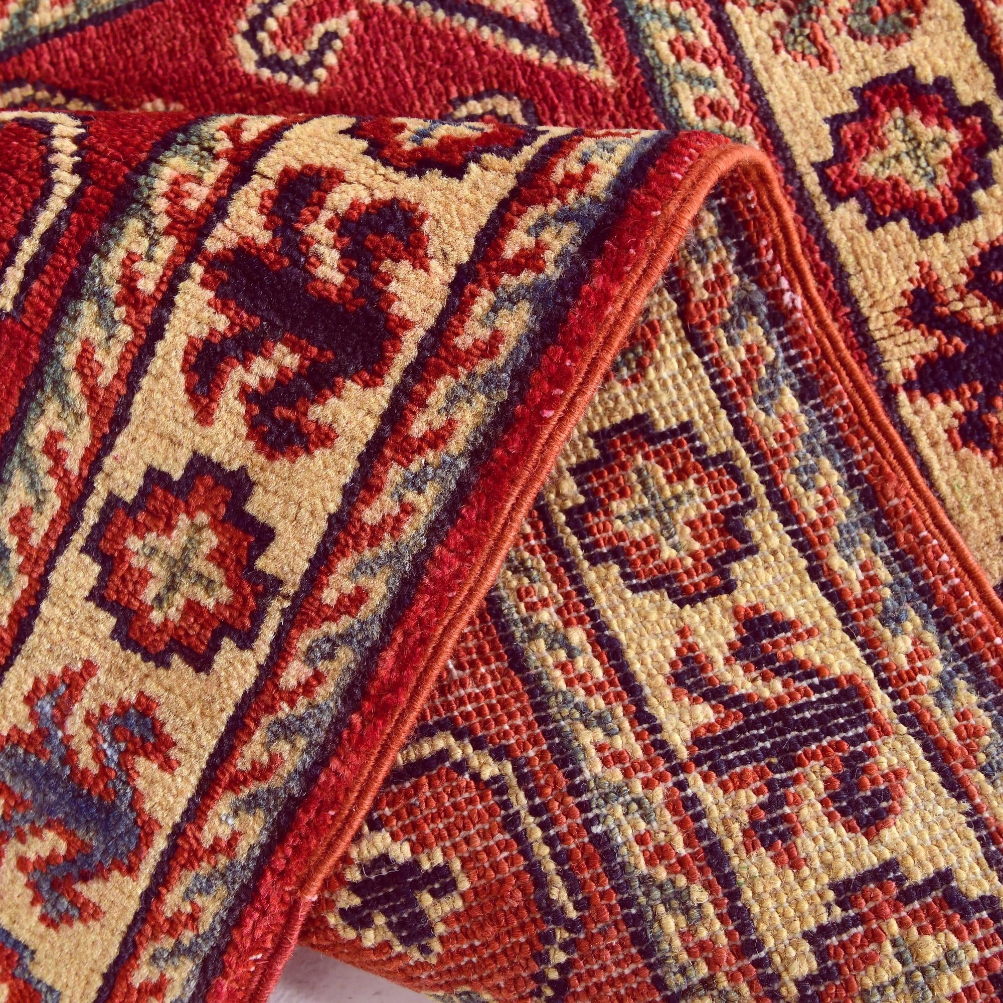2' x 3' Hand Knotted Kazak Rug