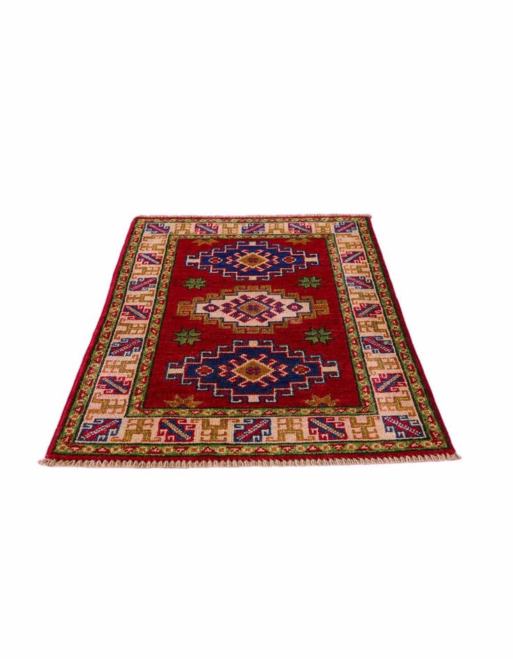 Detail image of 1' 11 x 2' 11 Hand Knotted Kazak Rug