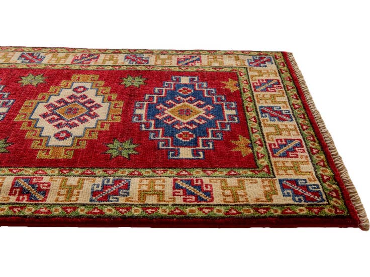 Detail image of 1' 11 x 2' 11 Hand Knotted Kazak Rug