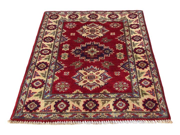 2' x 3' Hand Knotted Kazak Rug