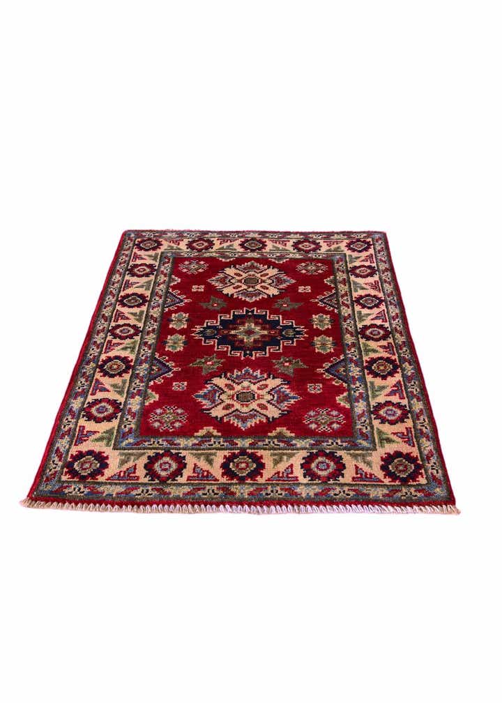 2' x 3' Hand Knotted Kazak Rug