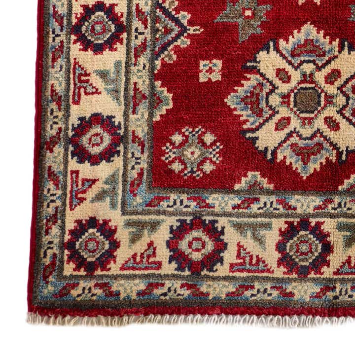 2' x 3' Hand Knotted Kazak Rug