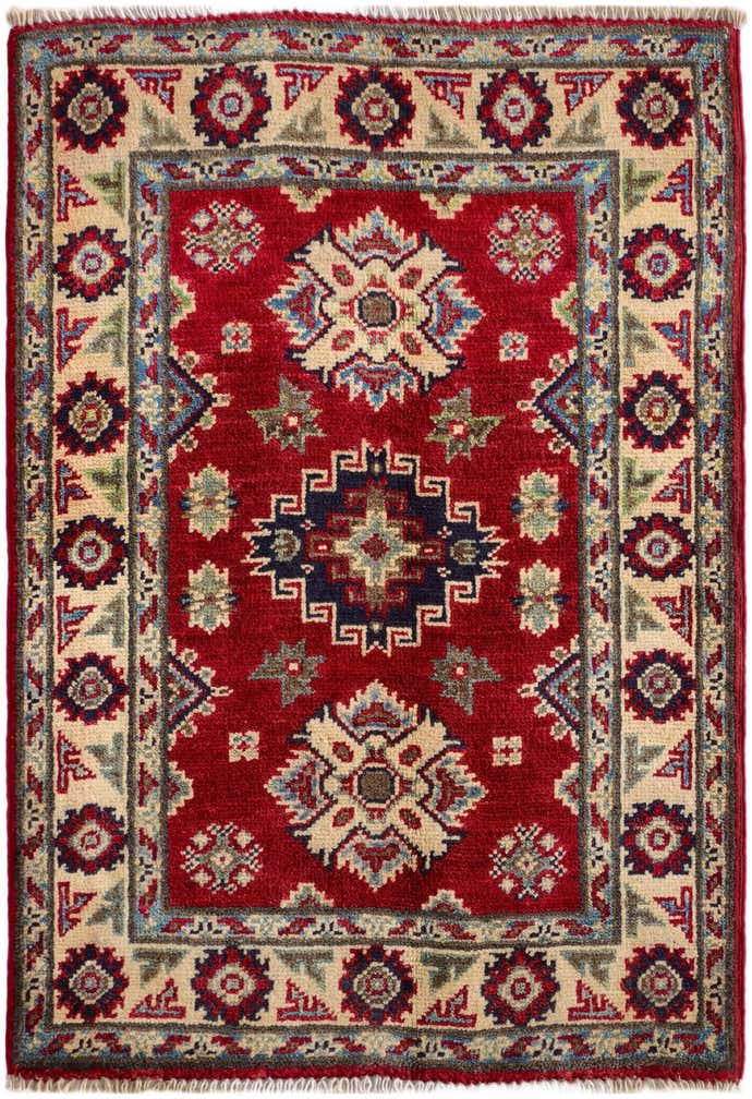 2' x 3' Hand Knotted Kazak Rug