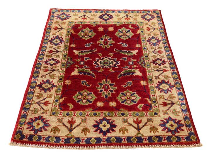 2' x 3' 2 Hand Knotted Kazak Rug