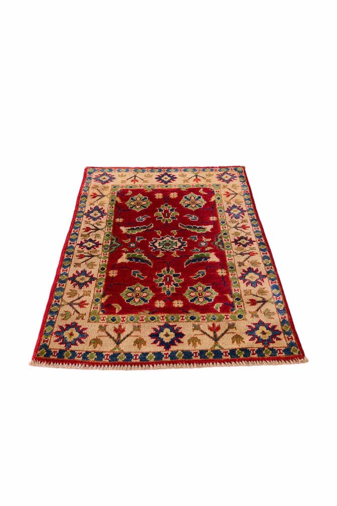 2' x 3' 2 Hand Knotted Kazak Rug