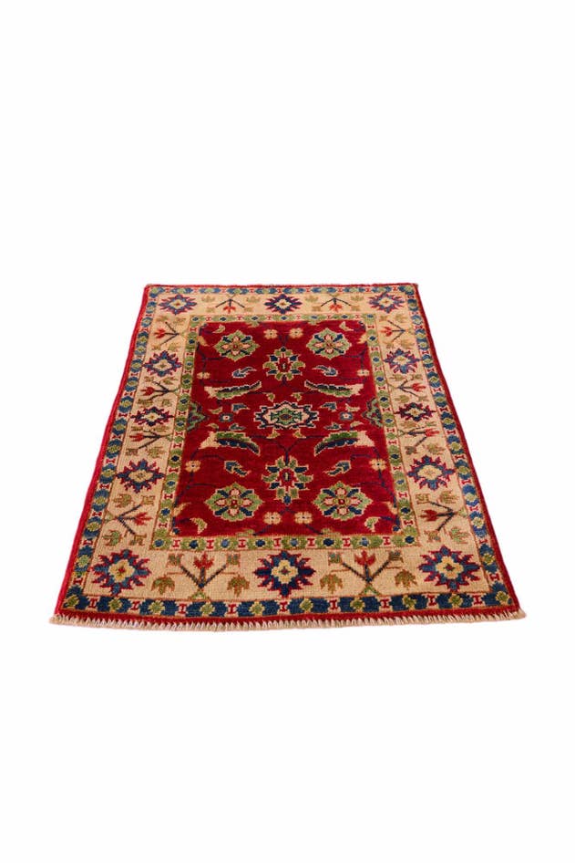 Detail image of 2' x 3' 2 Hand Knotted Kazak Rug