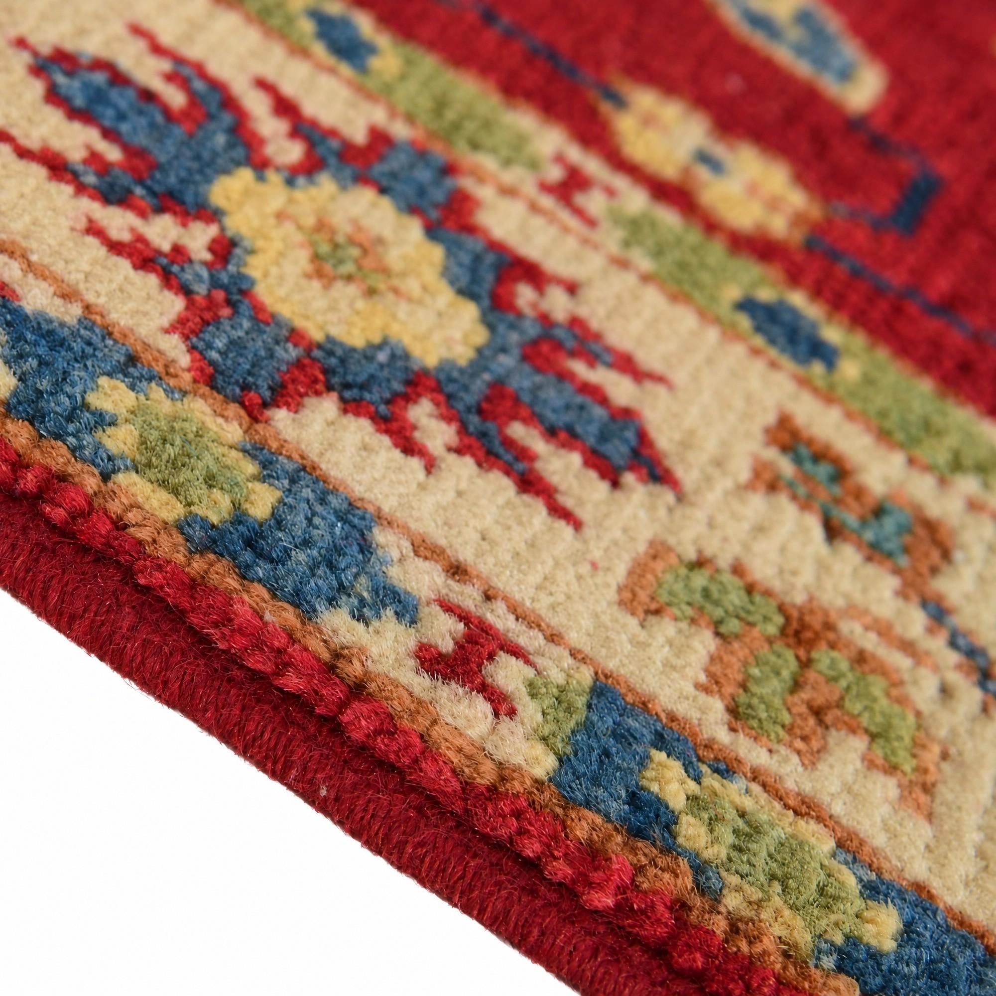 60cm x 95cm Hand Knotted Kazak Rug