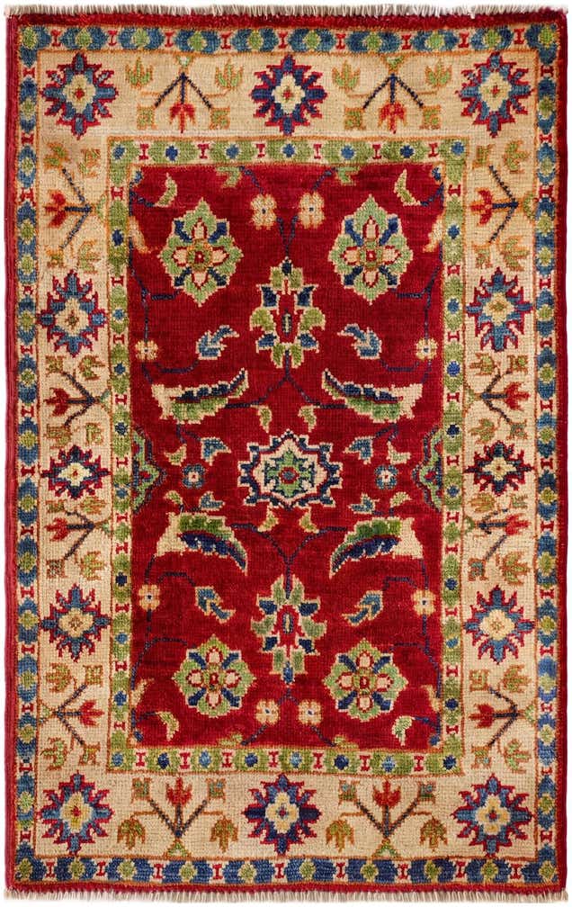 2' x 3' 2 Hand Knotted Kazak Rug