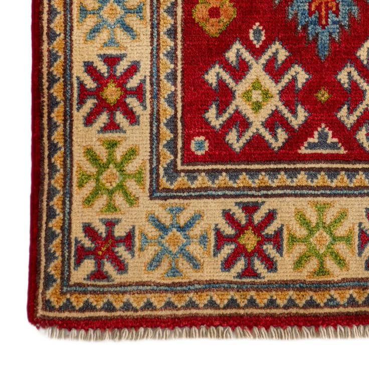 Detail image of 1' 11 x 3' 3 Hand Knotted Kazak Rug
