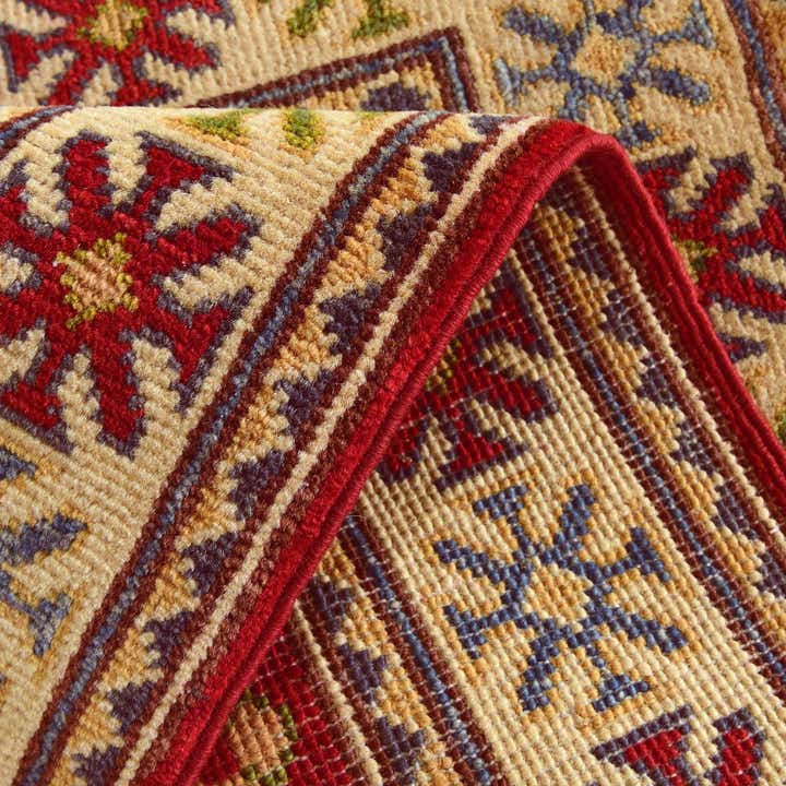 1' 11 x 3' 3 Hand Knotted Kazak Rug
