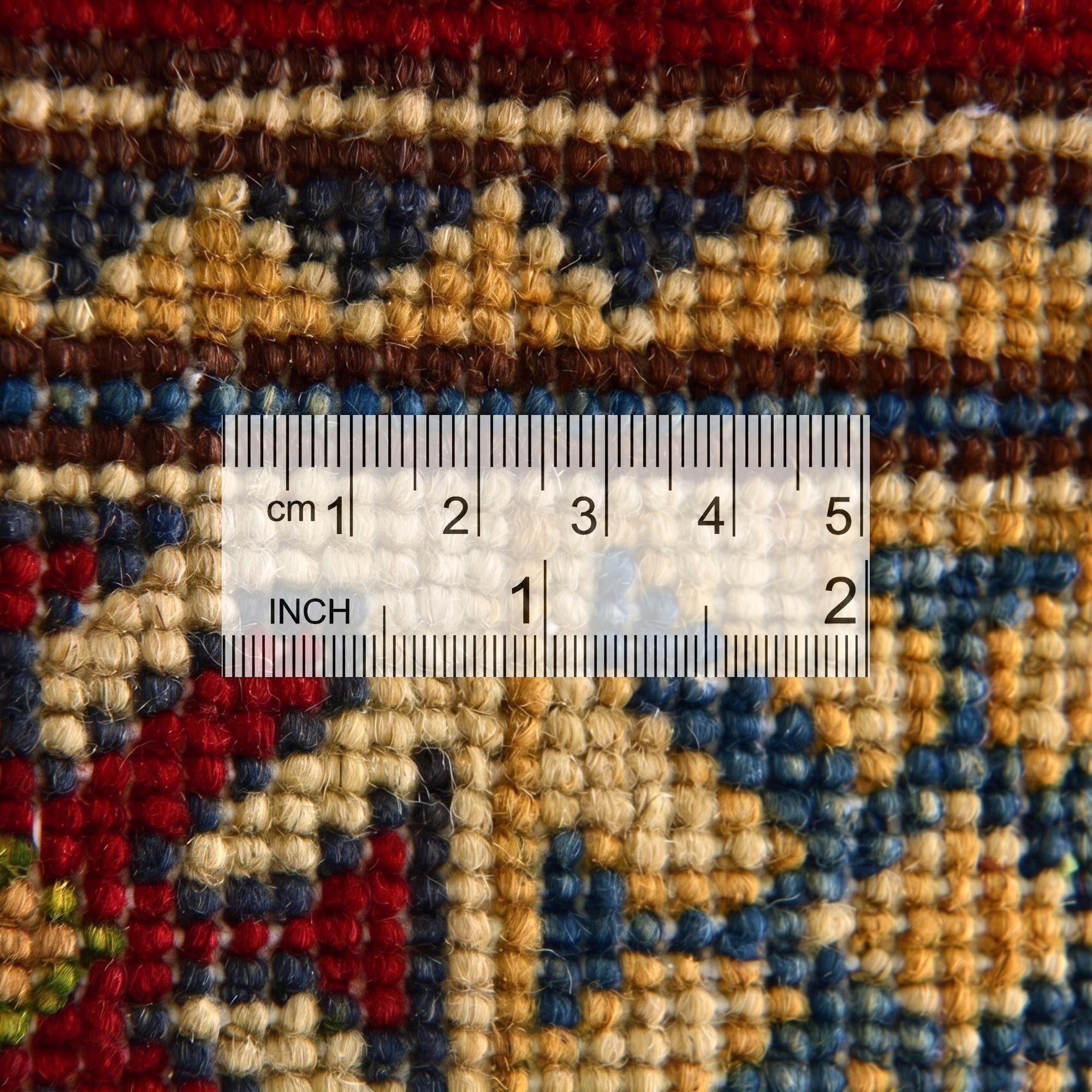 1' 11 x 3' 3 Hand Knotted Kazak Rug