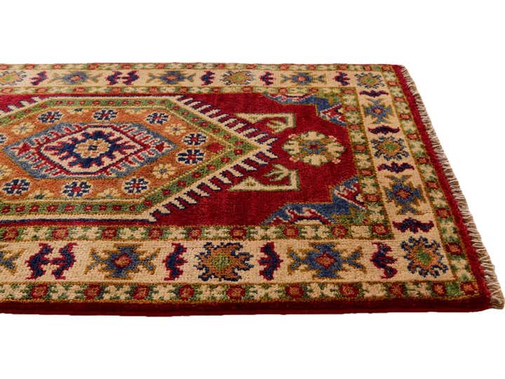 2' x 3' 2 Hand Knotted Kazak Rug