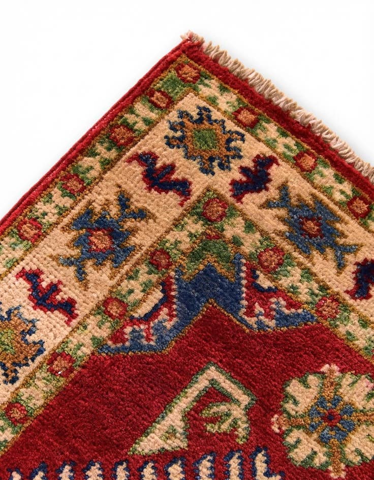 Detail image of 2' x 3' 2 Hand Knotted Kazak Rug