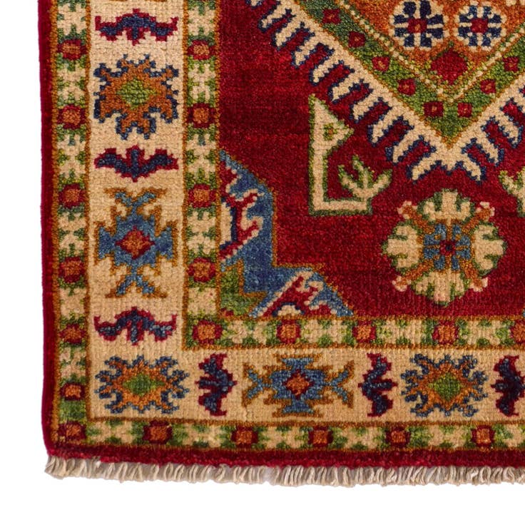 Detail image of 2' x 3' 2 Hand Knotted Kazak Rug