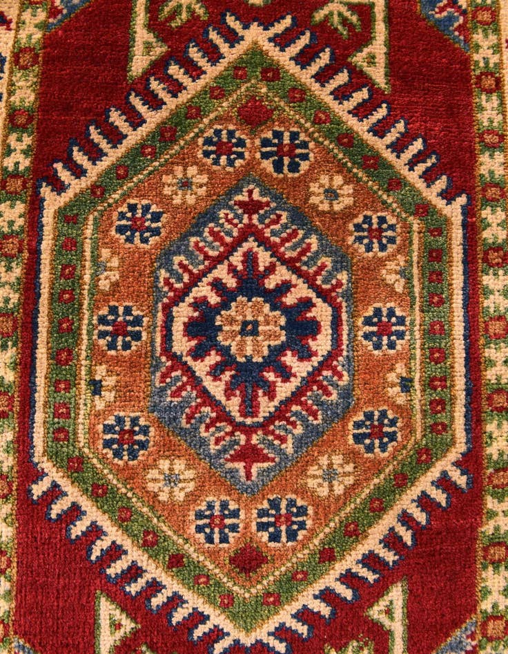 Detail image of 2' x 3' 2 Hand Knotted Kazak Rug