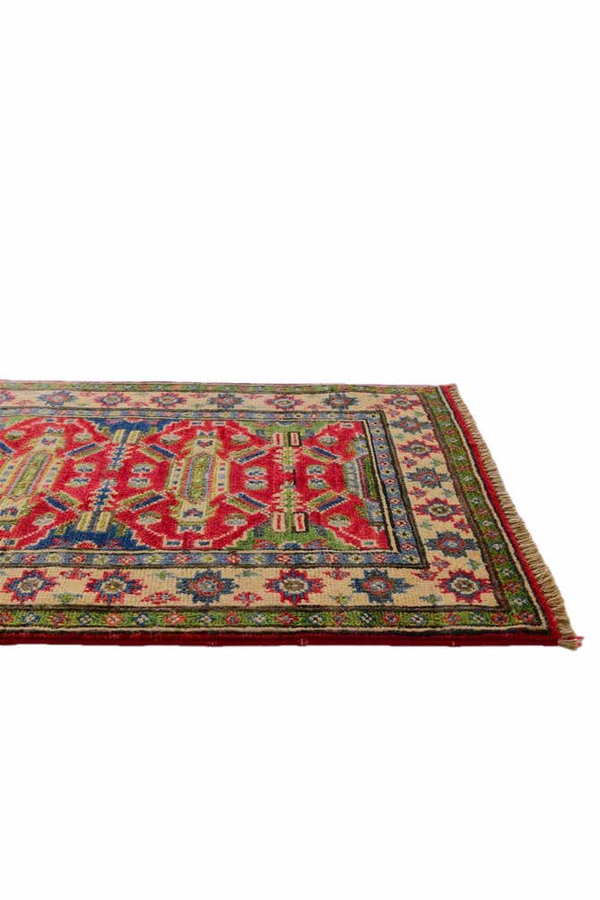 1' 11 x 3' 2 Hand Knotted Kazak Rug