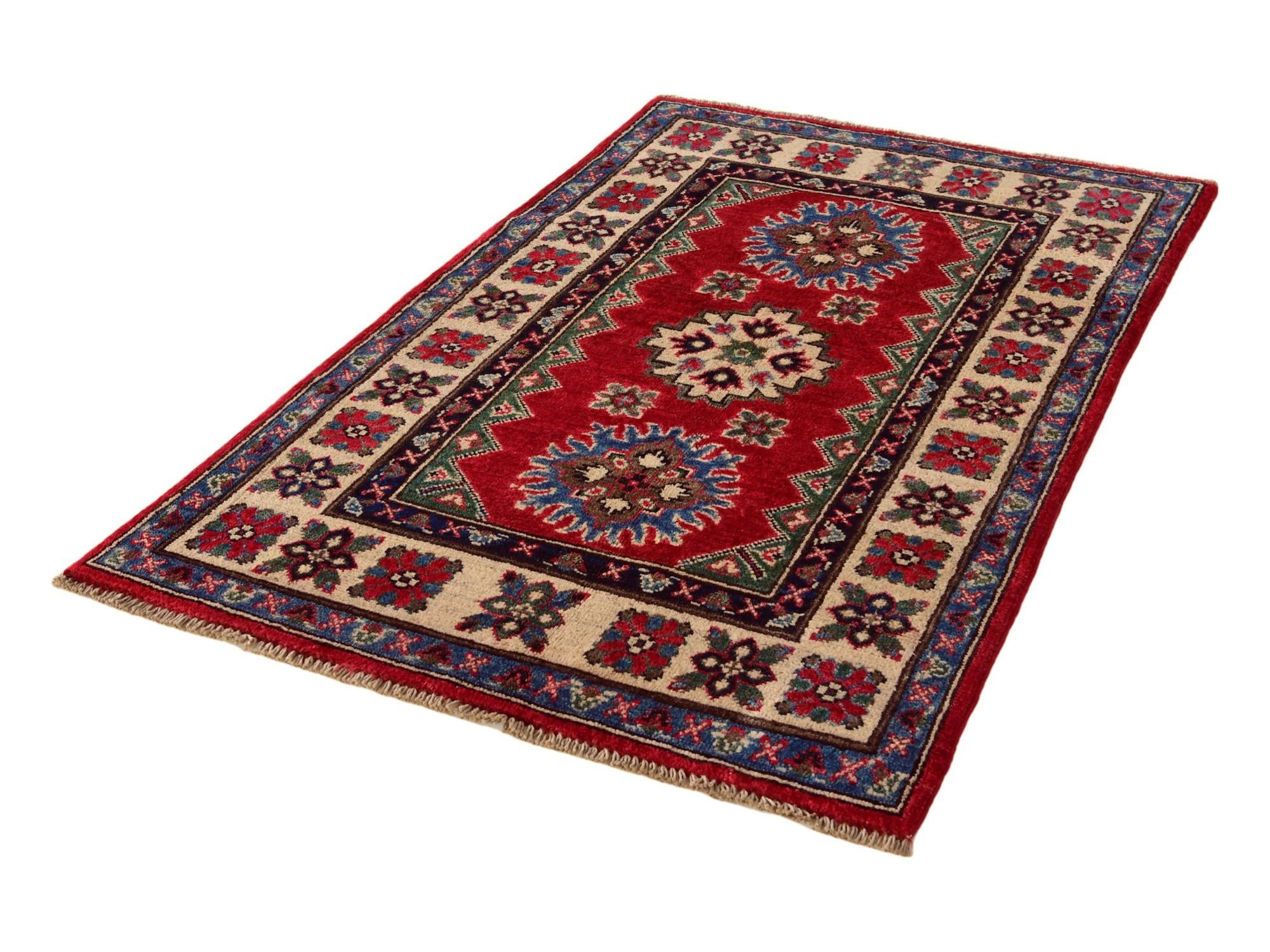 2' 7 x 4' 3 Hand Knotted Kazak Rug