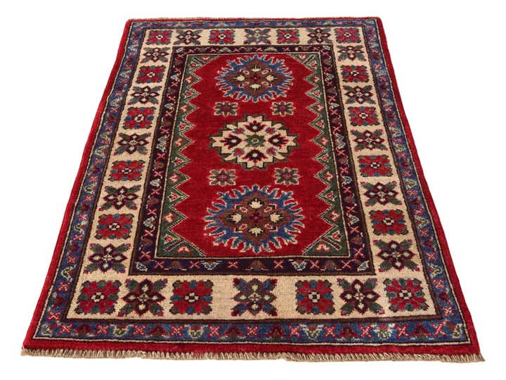 2' 7 x 4' 3 Hand Knotted Kazak Rug