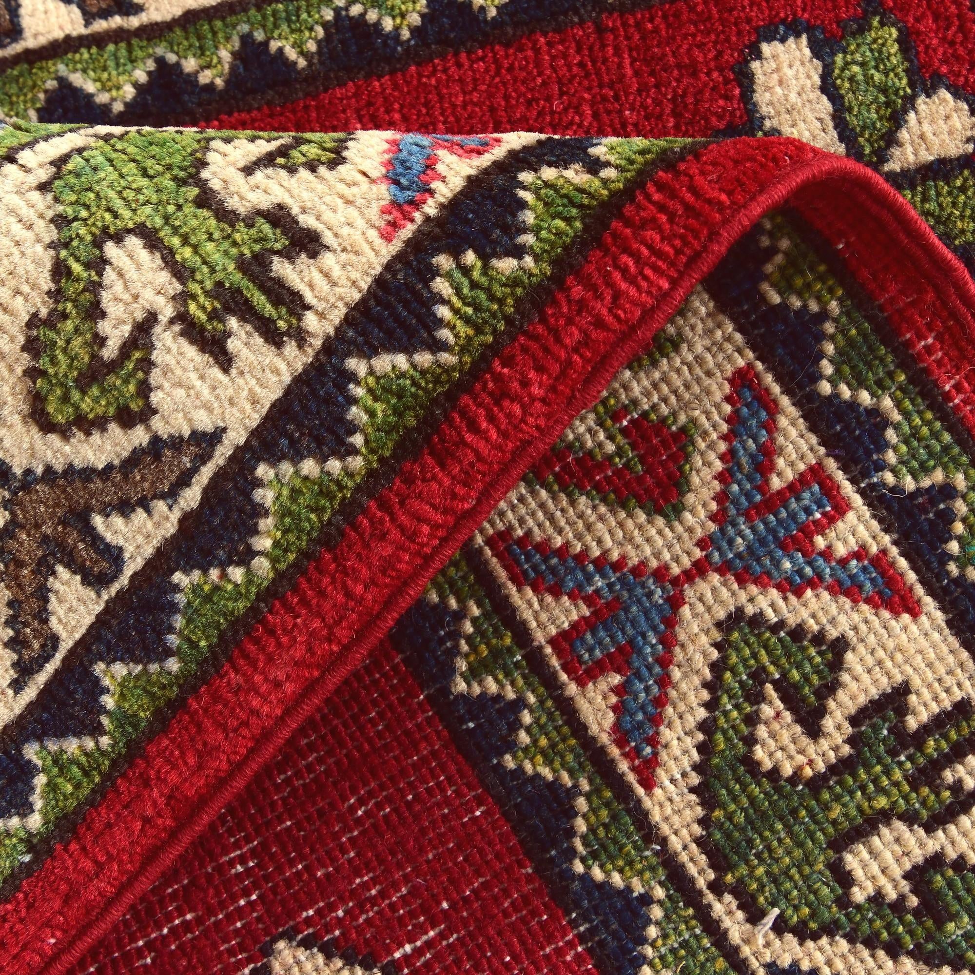 2' 8 x 4' 2 Hand Knotted Kazak Rug