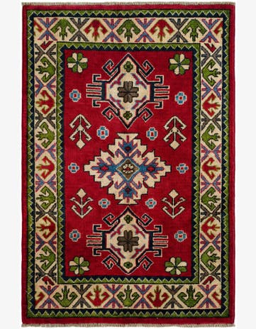 2' 8 x 4' 2 Hand Knotted Kazak Rug