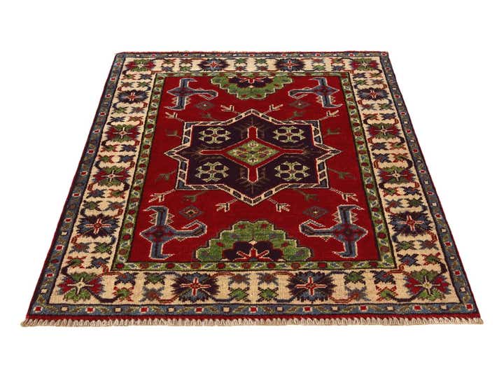 2' 9 x 3' 8 Hand Knotted Kazak Rug