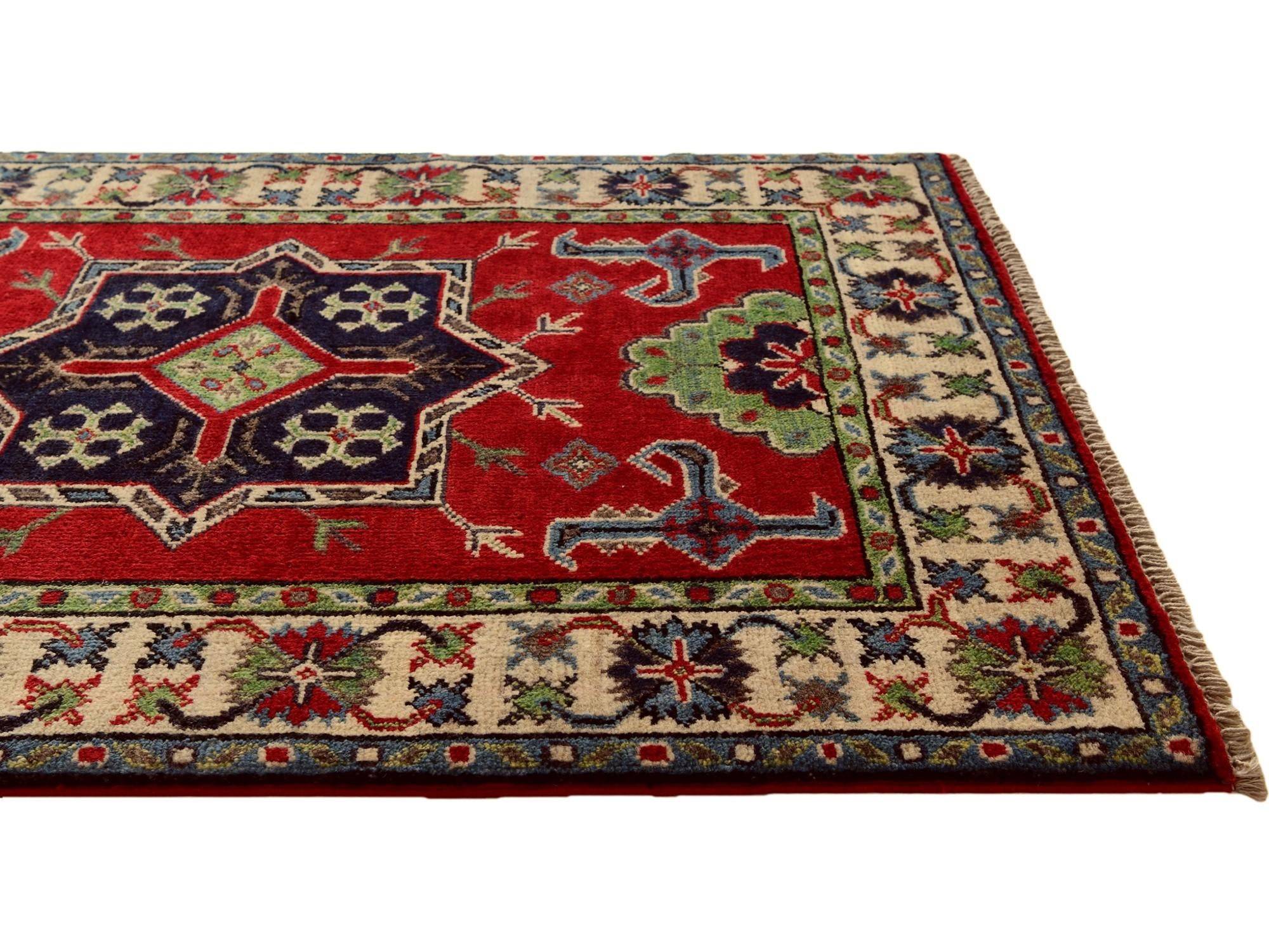 2' 9 x 3' 8 Hand Knotted Kazak Rug