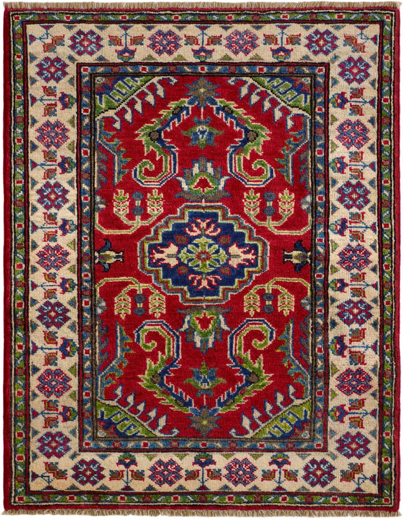 2' 7 x 3' 10 Hand Knotted Kazak Rug