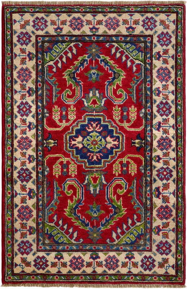 2' 7 x 3' 10 Hand Knotted Kazak Rug