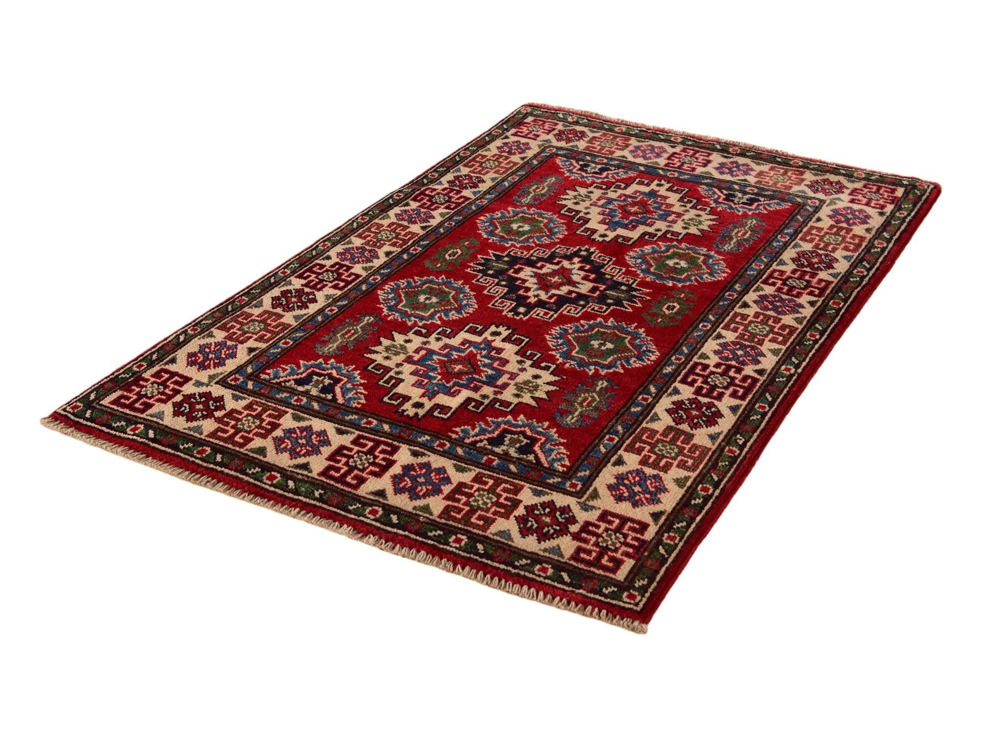 2' 7 x 4' 2 Hand Knotted Kazak Rug
